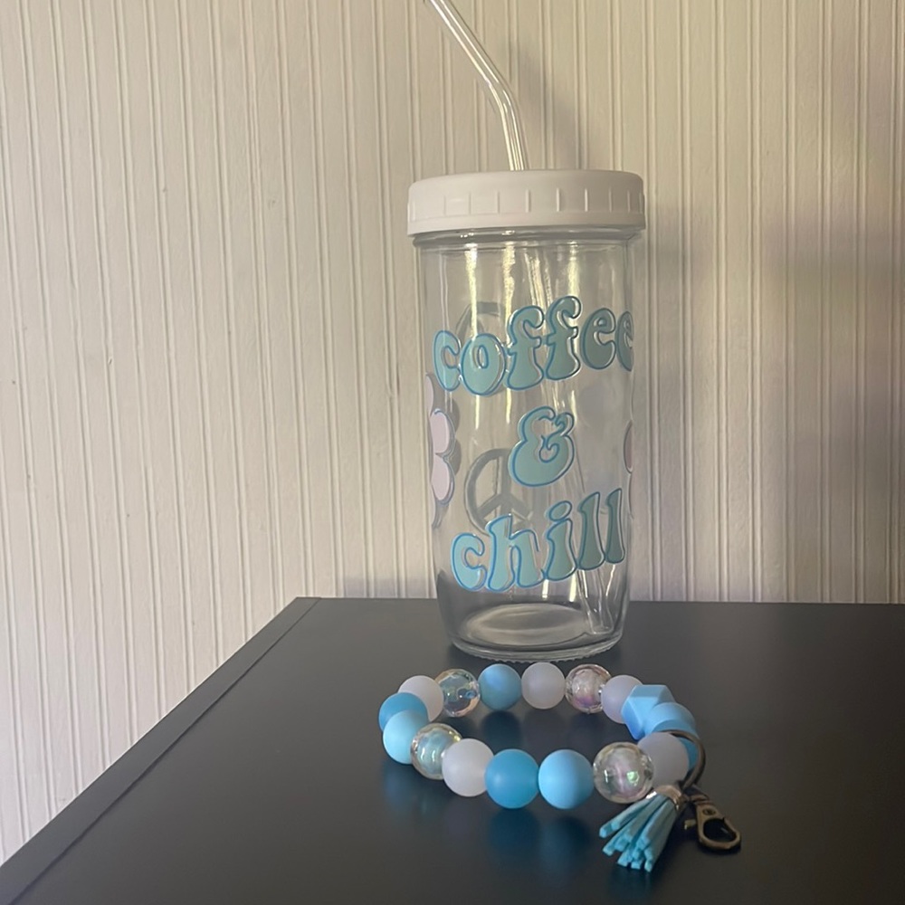 Handmade Cup & Wristlet Bundle